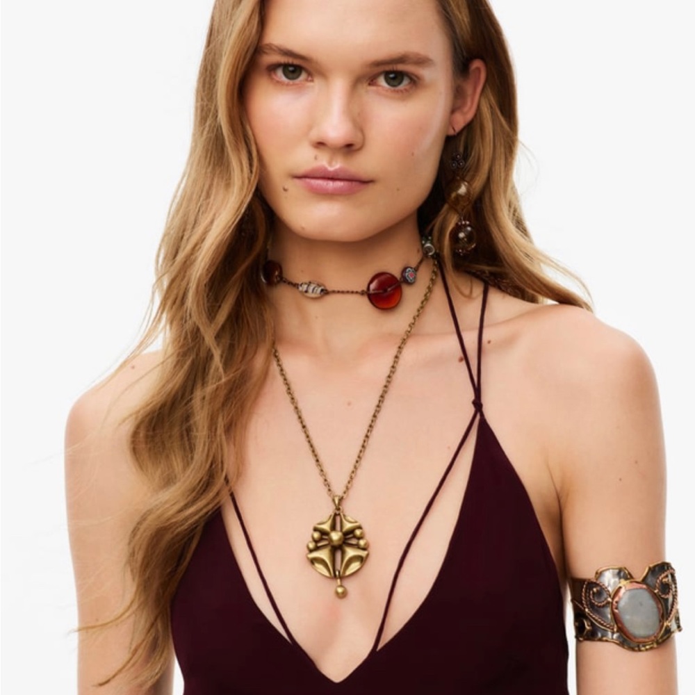 ZARA||Murano Glass Necklace Limited Edition